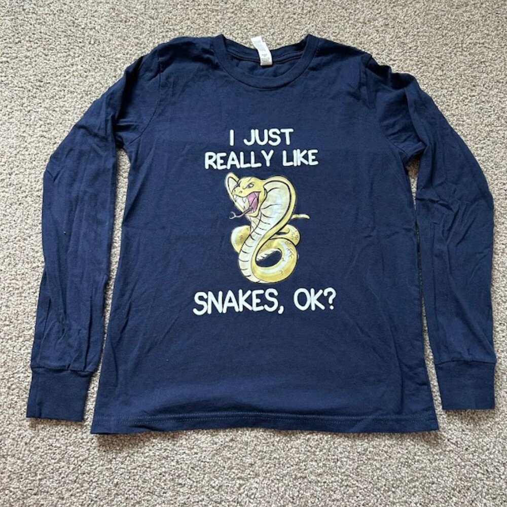 Kids "snake lover" long-sleeve tee